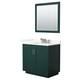 Option Green, Nickel Trim, Giotto Quartz Top