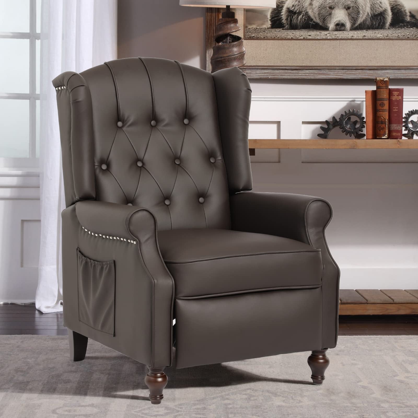 Wingback Recliner Massage Armchairs Accent Chairs Recliner Chair