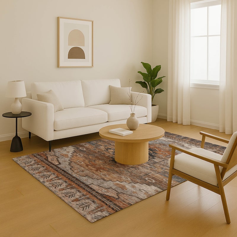 Premium Washable Super Soft Global Traditional Mayfield Rug