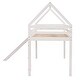 preview thumbnail 12 of 27, Twin Size Loft Bed House Bed with Slide and Solid Construction for Home