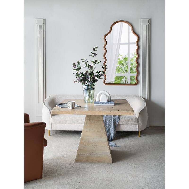 GDFStudio - Contemporary Square Dining Table - Elegant and Functional for Modern Living Spaces - 31.5"