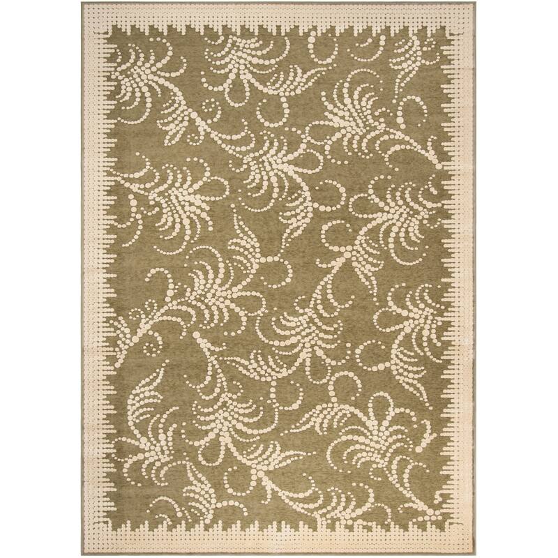 Martha Stewart by SAFAVIEH Handmade Fountain Swirl Viscose Rug