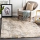 preview thumbnail 1 of 7, Porch & Den Mehama Abstract Plush Area Rug 2' x 3' - Brown