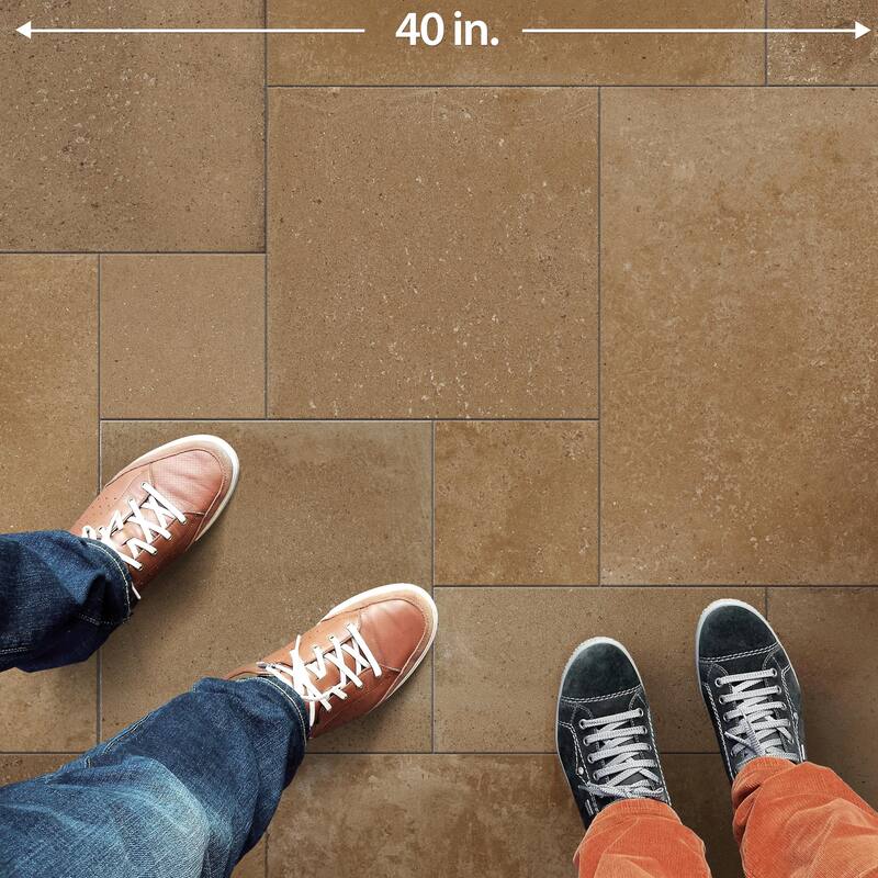 Merola Tile Adagio Rosso Modular 25-5/8" x 51-1/8" Porcelain Floor and Wall Tile