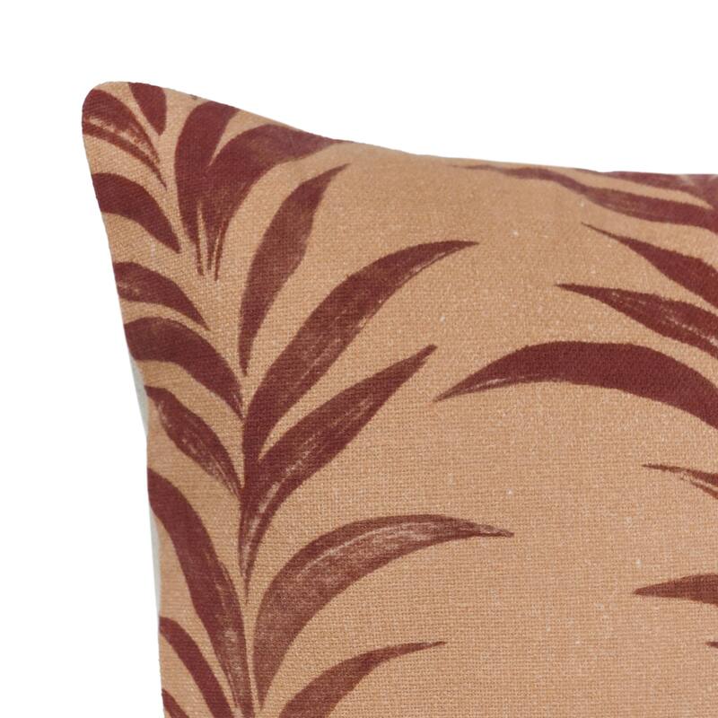 Villa by Classic Home Alula Cotton Fabric Throw Pillow