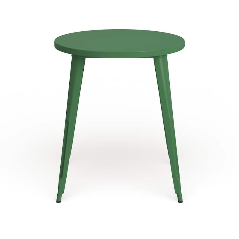 30'' Round Metal Indoor-Outdoor Table - 30"W x 30"D x 29.5"H