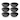 Abode Homewares Planta Low Bowl - Matte Black -  9" - Set of 6