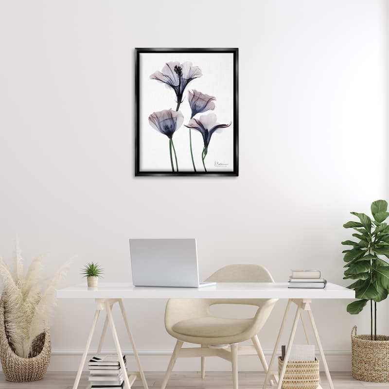 Stupell Bountiful Dusk Flowers Framed Floater Canvas Wall Art Design By Albert Koetsier
