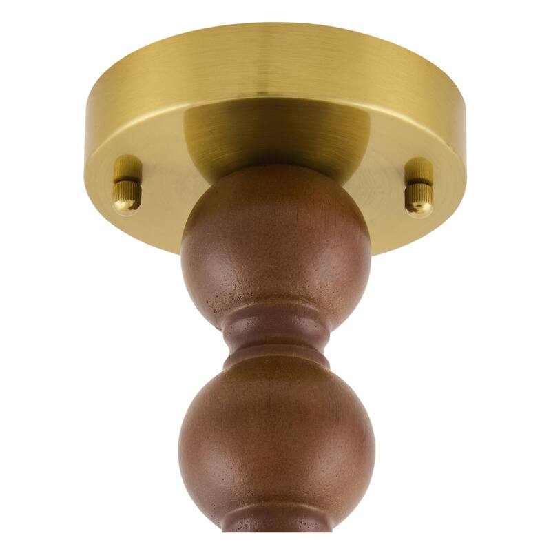 Livabliss Wiluna Rustic Pendant - 14"L x 14"W x 17"H