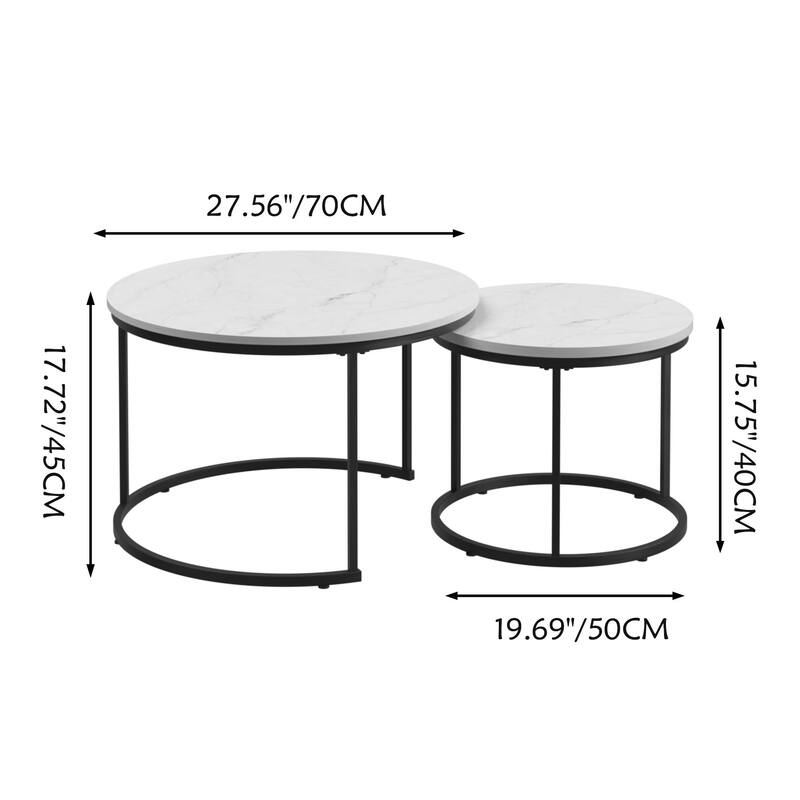 Nesting Coffee Table Set of 2