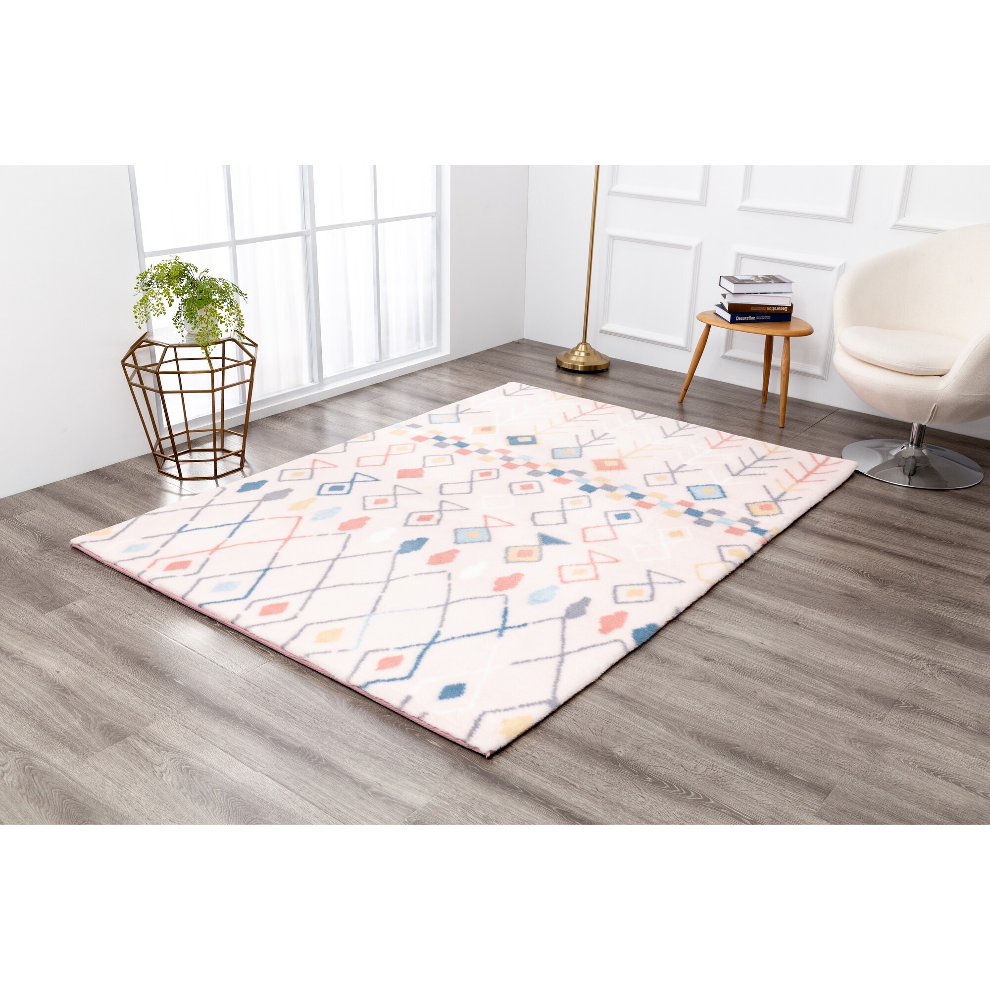 Jackhorn Contemporary Abstract 5'3 x 7'7 Area Rug Jackhorn Contemporary Abstract 5'3 x 7'7 Area Rug