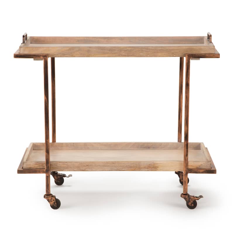 Steve Silver Chapra Tray Top Serving Cart