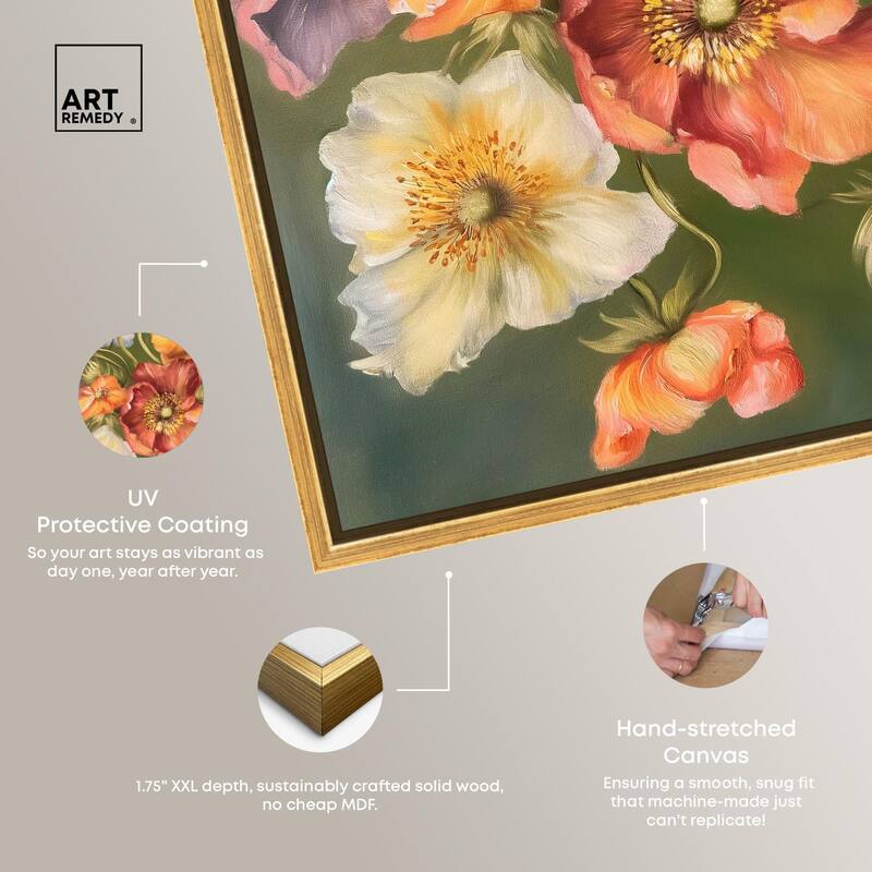 Twilight Tulips I Canvas by Art Remedy