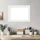preview thumbnail 23 of 36, Amanti Art Vanity White Narrow Framed Dry Erase Magnetic Board