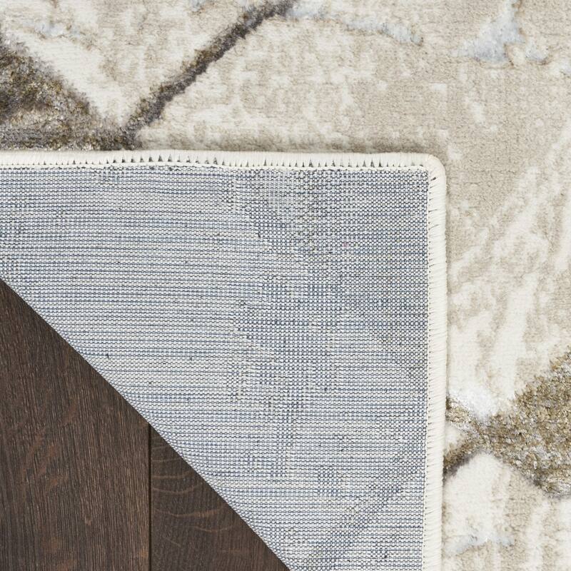 Power Loomed Abstract Modern Non Skid Stain Resistant Area Rug - 71' X '47' X '0.39