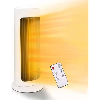 Electric Space Heater, 1500W Ceramic Tower Fan Heater, Digital LED Display, Auto - 6*20*6