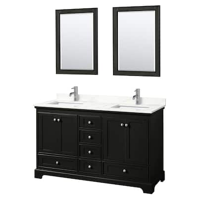 Wyndham Collection WCS202060D-QTZ-UNSM24 Deborah 60" Free Standing