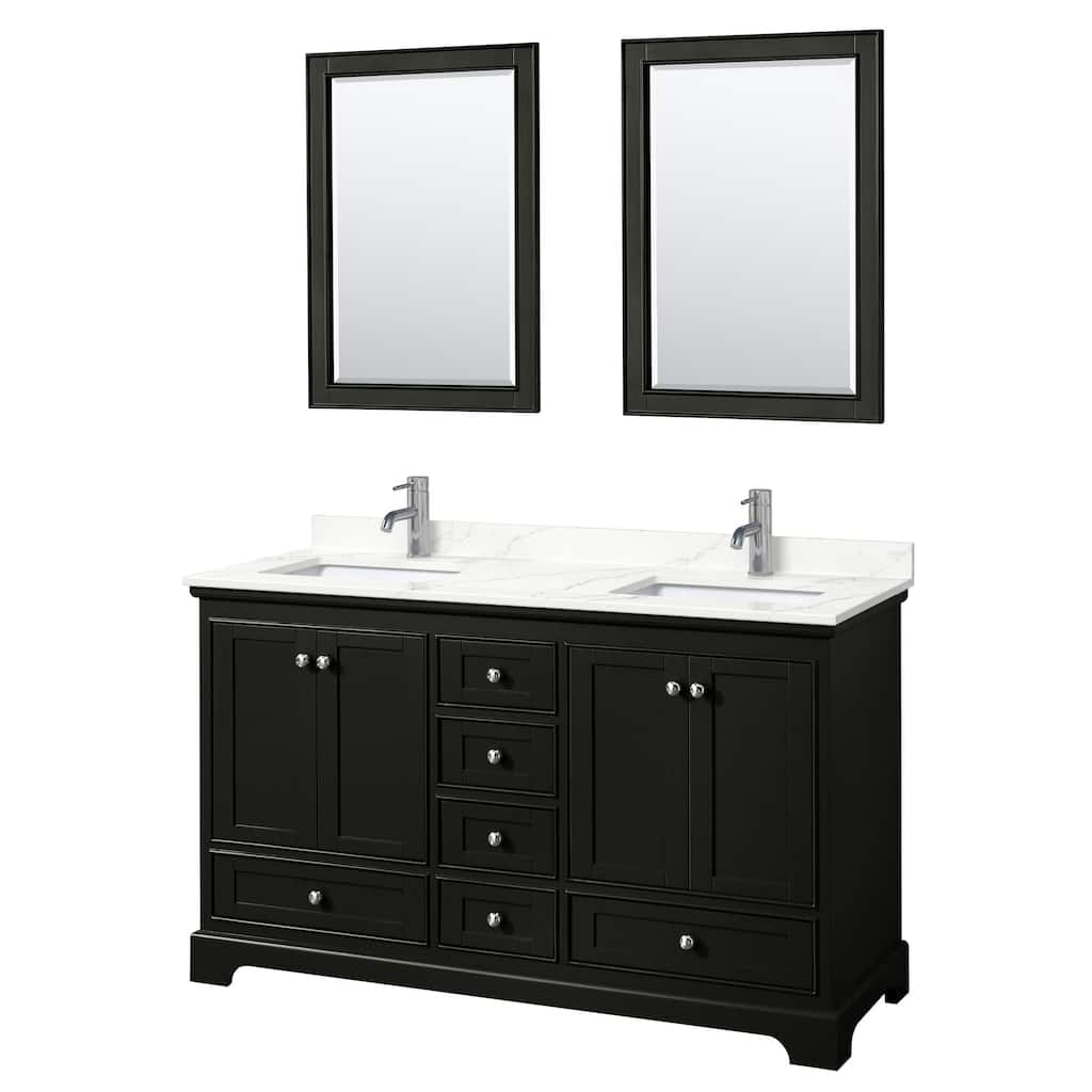 Wyndham Collection WCS202060D-QTZ-UNSM24 Deborah 60" Free Standing