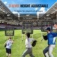 preview thumbnail 5 of 12, 9 Hole Baseball Net, Softball Baseball Training Equipment for Hitting Pitching Practice, Height Adjustable Trainer Aid