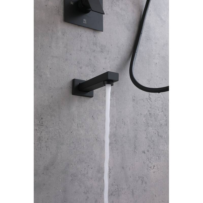 Indigo Home Complete Shower and Tub Faucet with Rough-in Valve