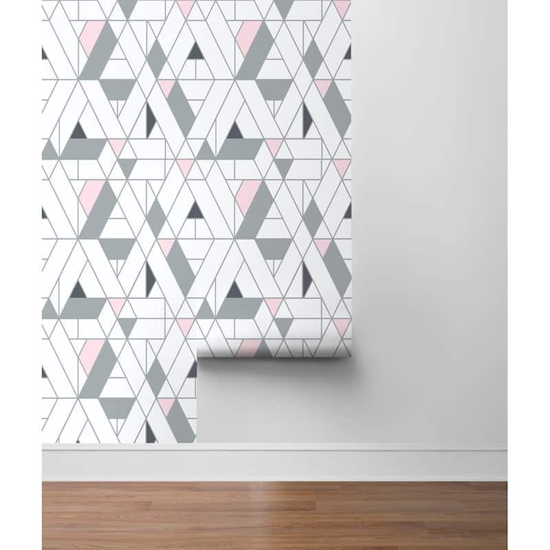 NextWall Kaleidoscope Peel and Stick Removable Wallpaper