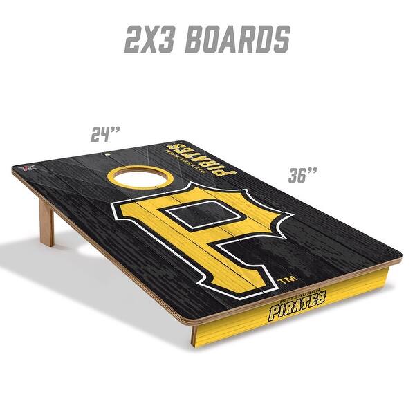 Pittsburgh Pirates MLB Tailgate Cornhole Board Set