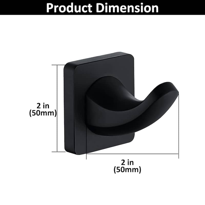 Wall Mounted Towel Hook Rustproof Coat Hook(2 pieces)