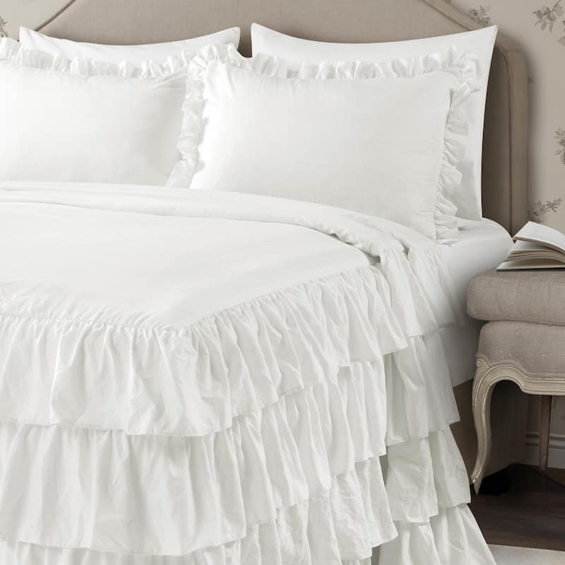 The Gray Barn Molly Mae Ruffle Skirt Bedspread Set