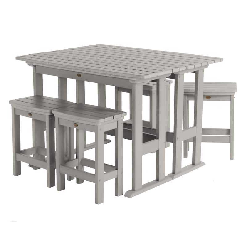 Lehigh 6-Piece Outdoor Balcony Set - Counter-height