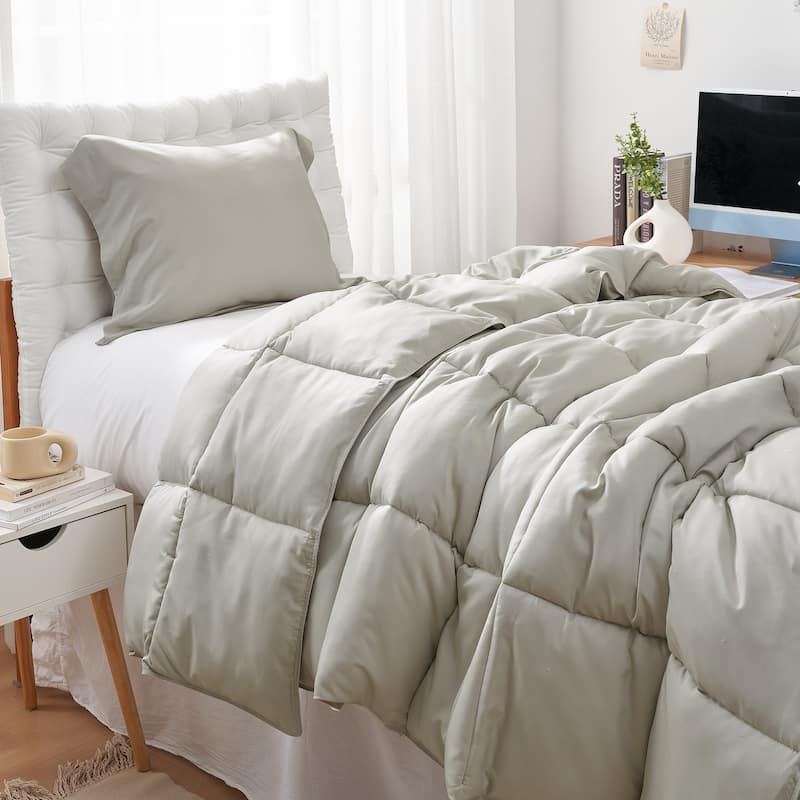 Snorze® Cloud Comforter Set - Coma Inducer® Ultra Cozy - Pumice Stone