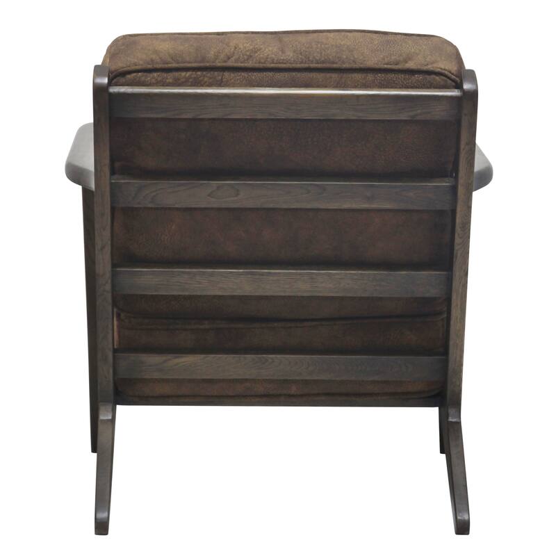 NPD Furniture Albert Solid Wood Frame Accent Chair