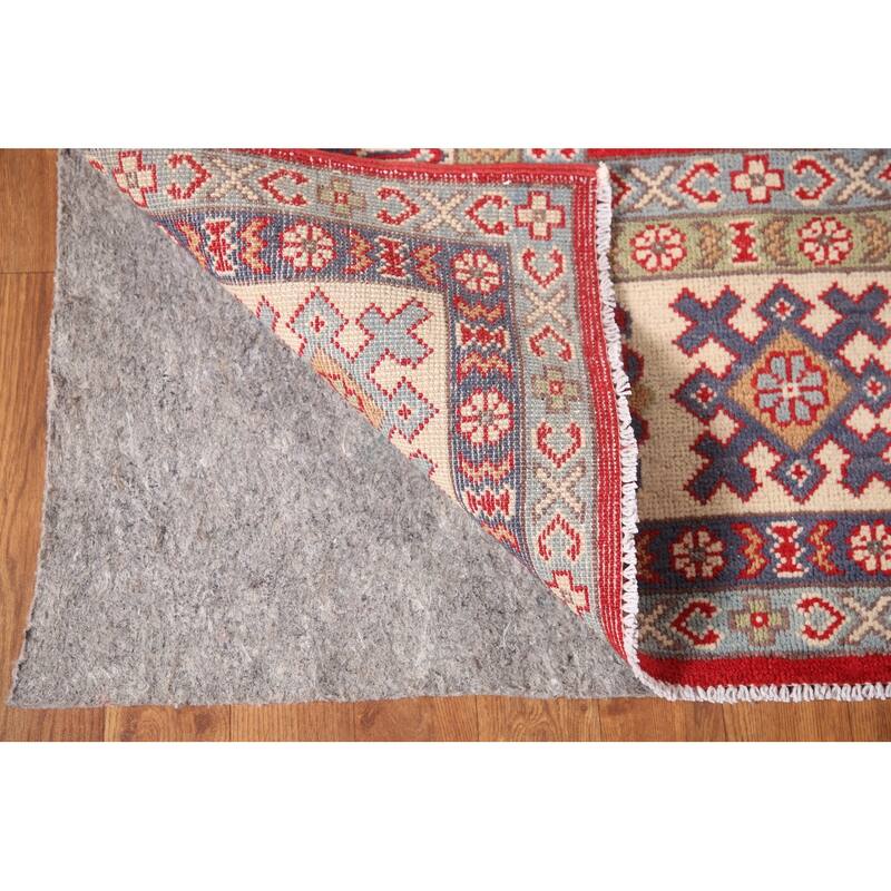 Traditional Red Kazak Oriental Area Rug Handmade Wool Carpet - 6'7"x 9'8"