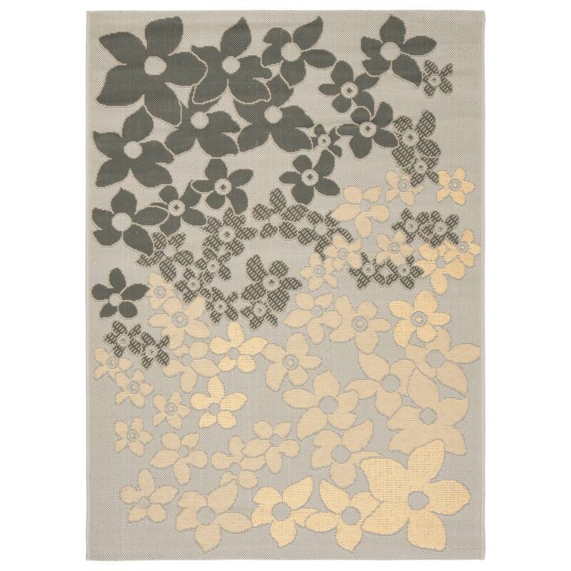 Martha Stewart by SAFAVIEH Field Flowers Indoor/ Outdoor Waterproof Rug