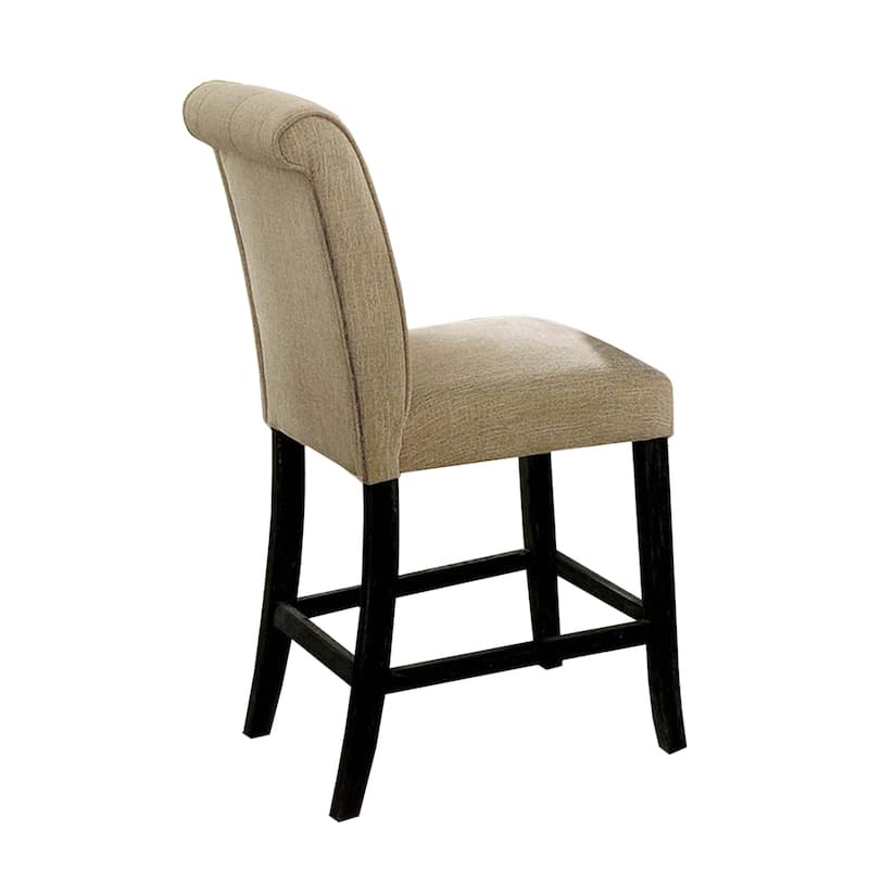Set of 2 Padded Chenille Dining Chairs