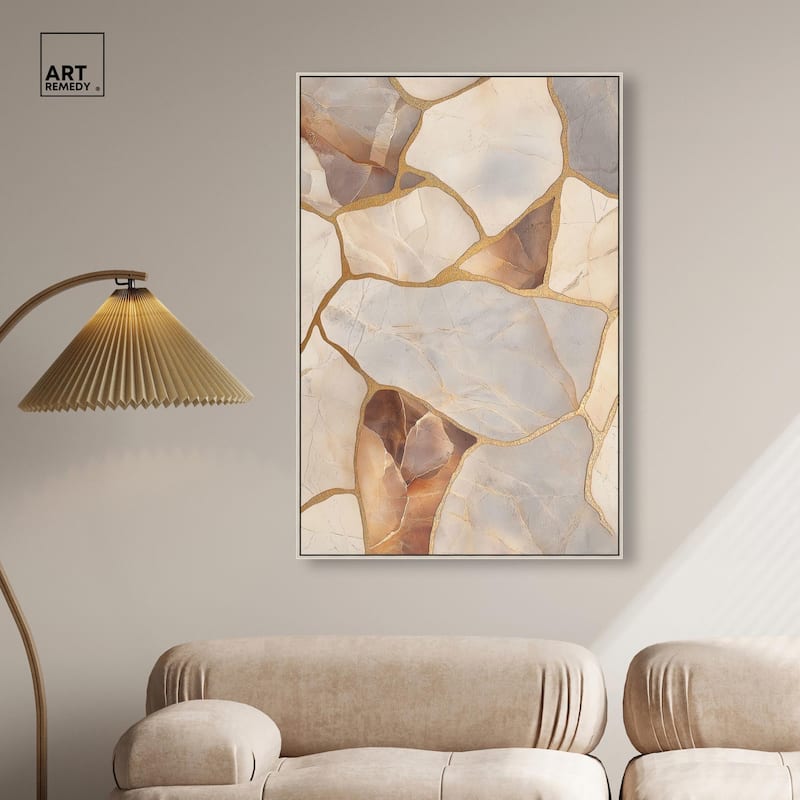 Textured Earthy Tones II Canvas by Art Remedy