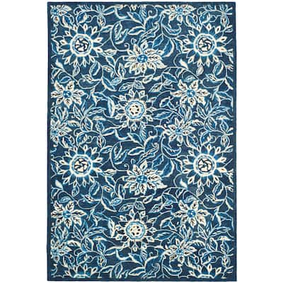 Lauren Ralph Lauren Handmade Marseille Floral Transitional Floral & Botanical Wool Rug
