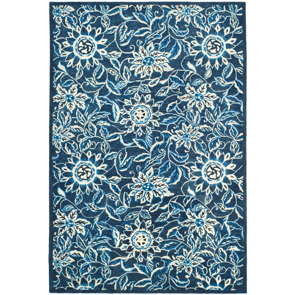 Lauren Ralph Lauren Handmade Marseille Floral Transitional Floral & Botanical Wool Rug