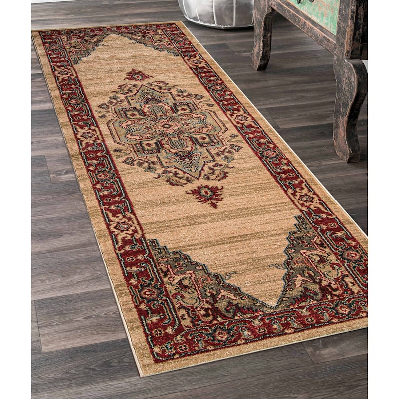 ECARPETGALLERY Machine Woven Lux Traditional Area Rug