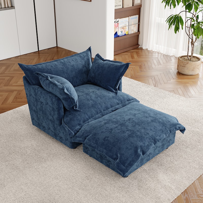 Double Layer Cushion Comfy Cloud Modular Sectional Sofa Set