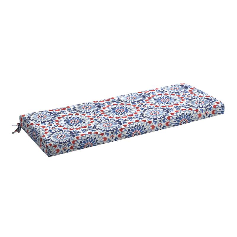 ARDEN Foam Outdoor Bench Cushion, 48 x 18 - Clark Blue
