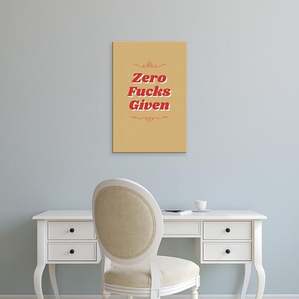 Easy Art Prints 'Zero II' Premium Canvas Art