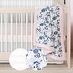 preview thumbnail 1 of 3, aden + anais Essentials 3-piece bedding, pink Flowers Bloom
