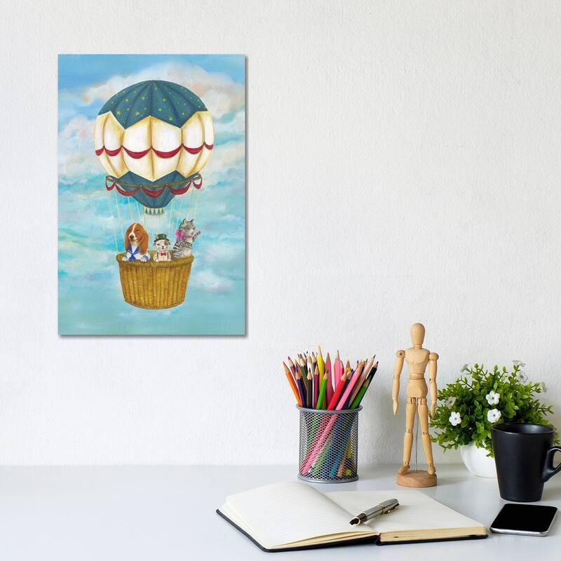 iCanvas "Up Up & Away" by Jahna Vashti Canvas Print - 12x8x0.75