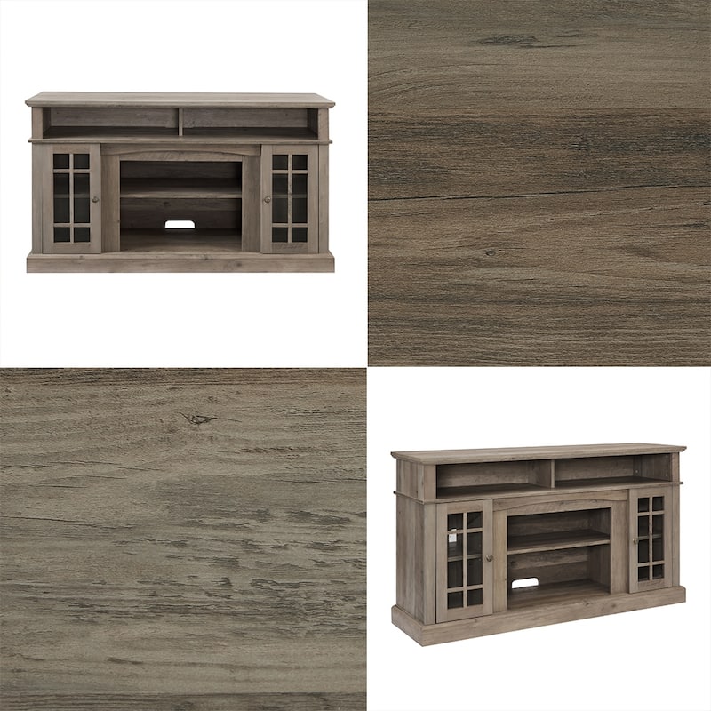 58"W Retro TV Stand & Entertainment Center,TV Cabinet,TV up to 60" - 58.25"W*15.75"D*32"H