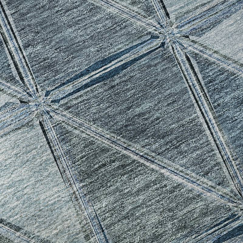 Premium Washable Super Soft Contemporary Mosaic Mayfield Rug