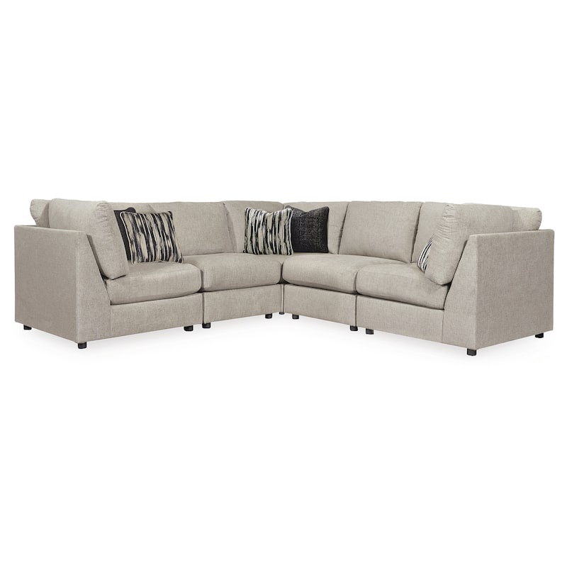 Signature Design by Ashley Kellway Bisque 5-Piece Sectional - 153" W x 39" D x 39" H
