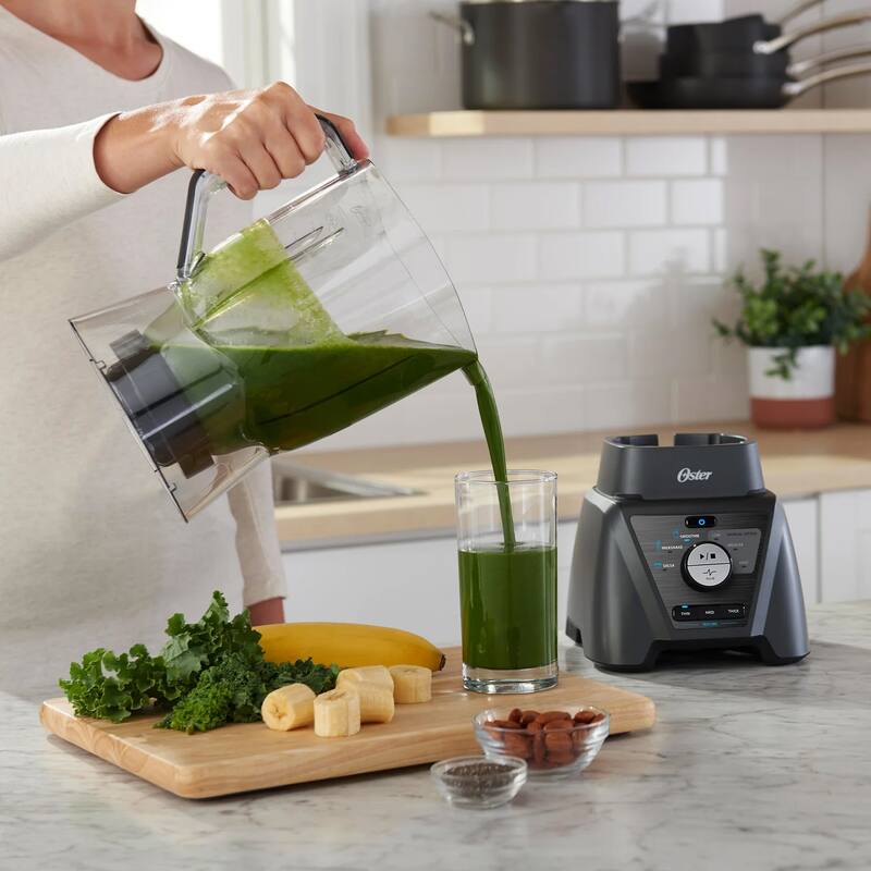 Texture Select 8 Cup 1200 Watt All Metal Drive Plastic Jar Blender with 9 Settings