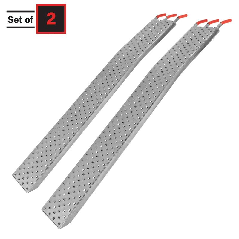 Loading Ramps - Set of Two 69-Inch Ramps for ATVs, Motorcycles, Mowers, Carts - 2200lb Capacity Car Ramp Set by Stalwart