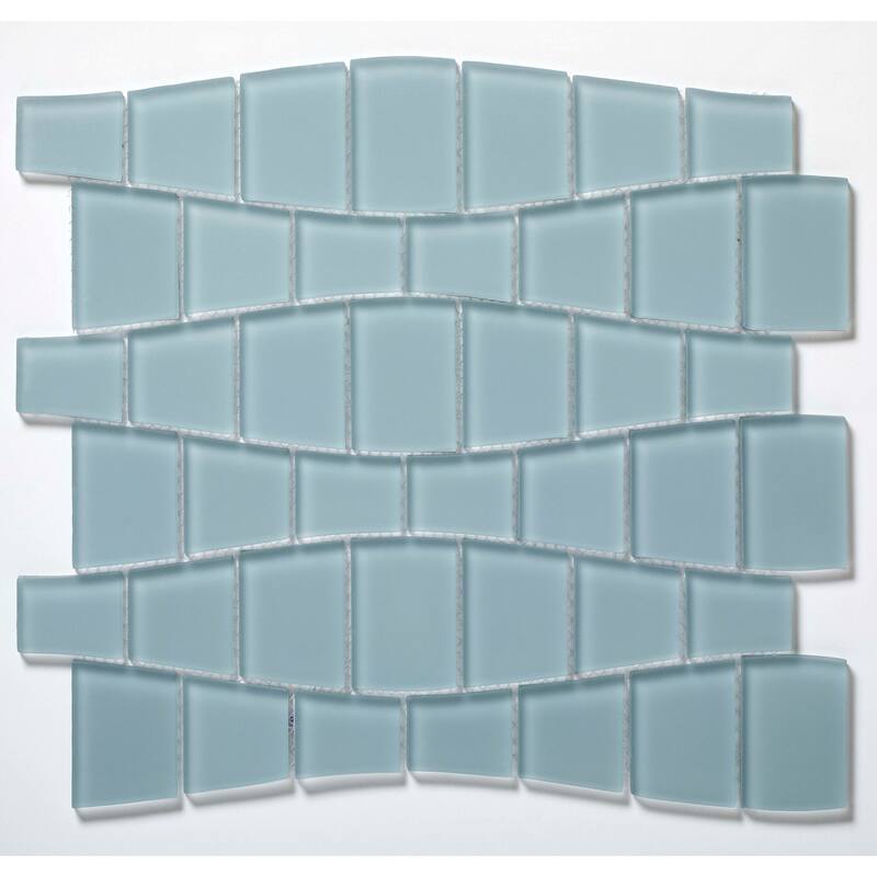 Cruz Bay Studio BG15 Ripple - 11" x 12" Block Random Wall Tile -