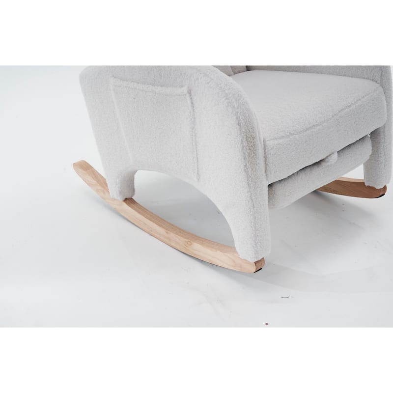 Teddy Rocking Chair With Adjustable Footrest